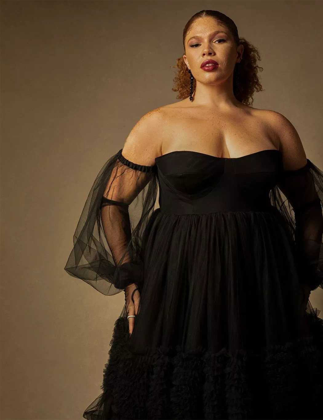 Bridal by ELOQUII Tulle Bustier Ball Gown | Eloquii