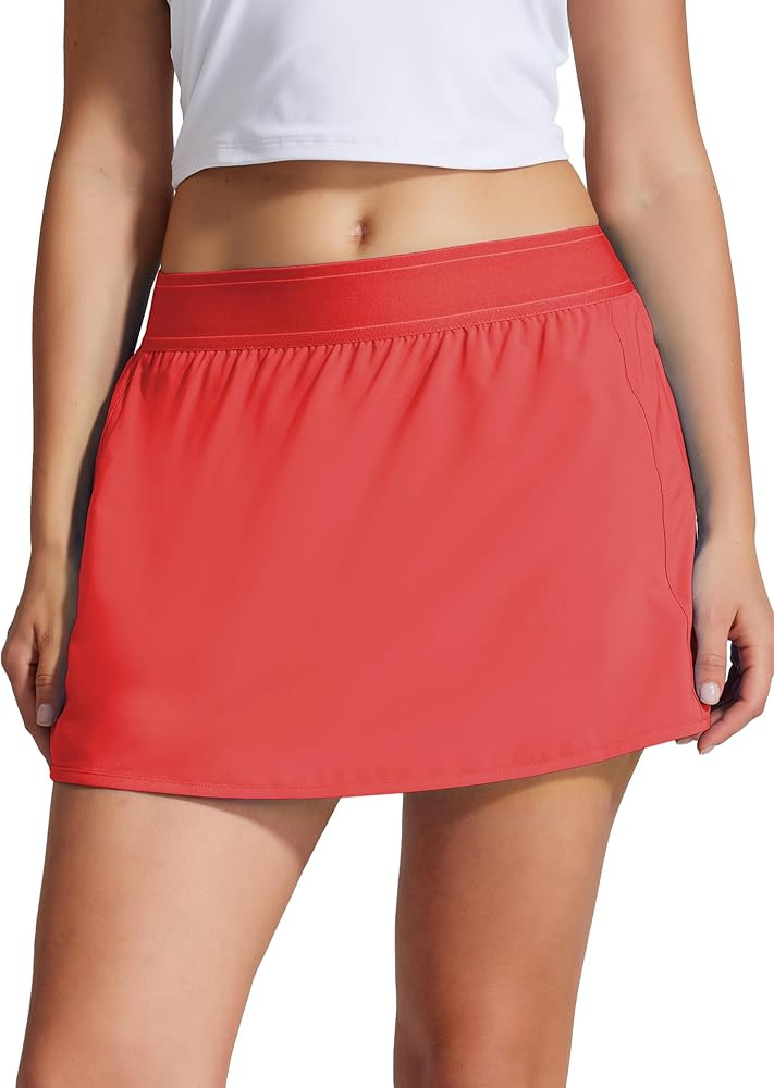 Women's Tennis Golf Skirts High Waisted with Pockets Inner Shorts for Athletic Skorts Sports Runn... | Amazon (US)