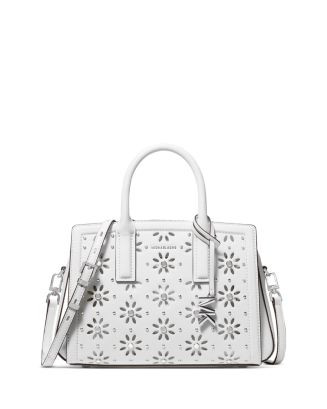 Michael Kors Laila Small Flower Cutout Leather Satchel | Bloomingdale's Handbags | Bloomingdale's (US)