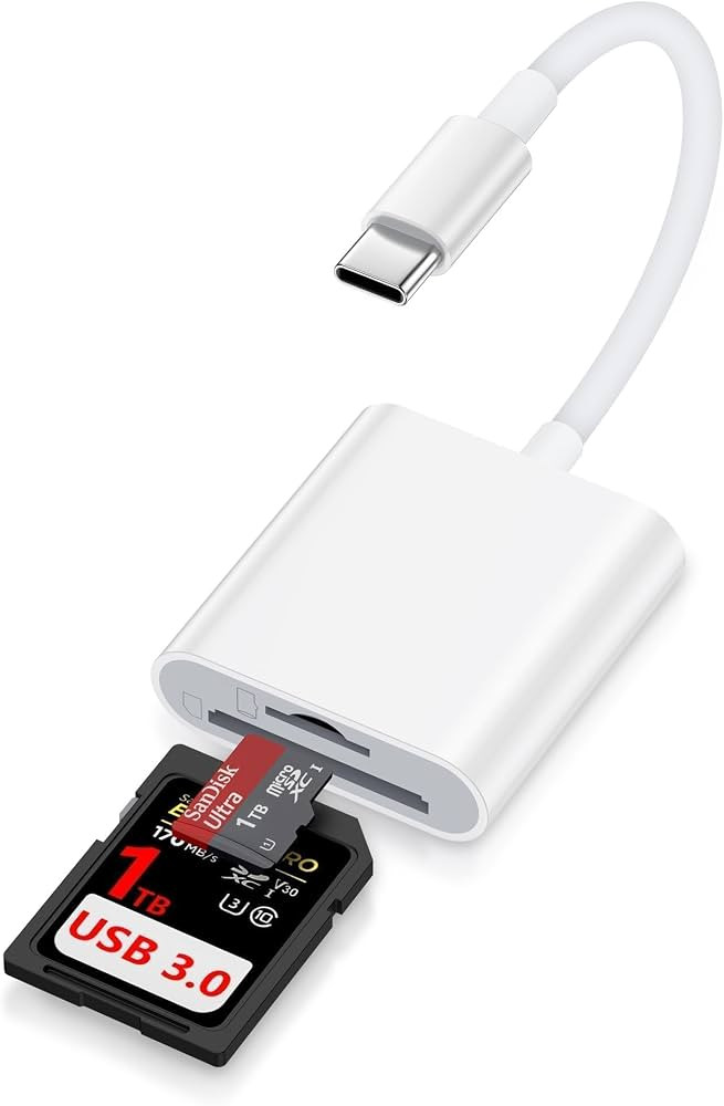SD Card Reader Type C, USB C Micro SD Card Reader Dual Slot 3.0 High Speed | Amazon (US)
