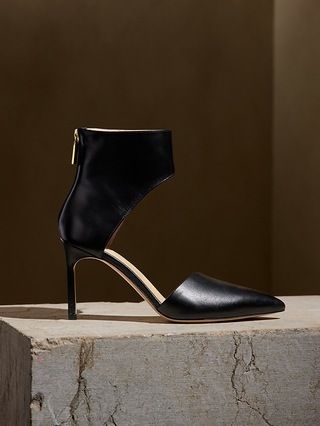 Valais Leather Heel | Banana Republic (US)