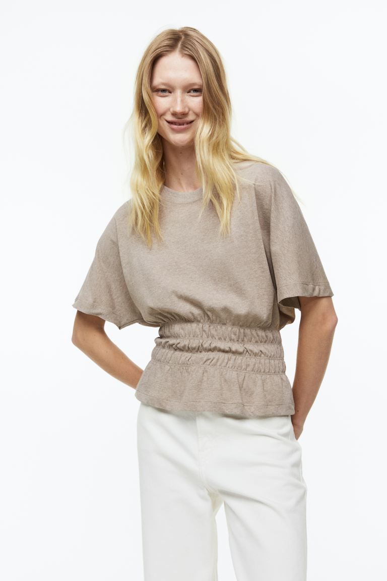 Smocked-waist top | H&M (US + CA)