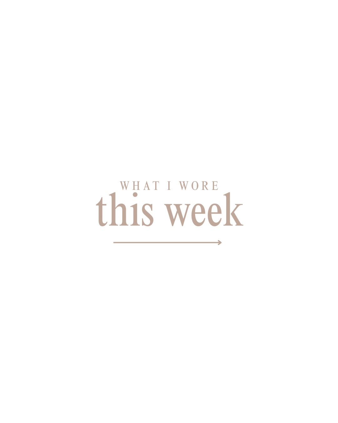 What I Wore This Week 🤍

#LTKmomlife #LTKgrwm #LTKootd