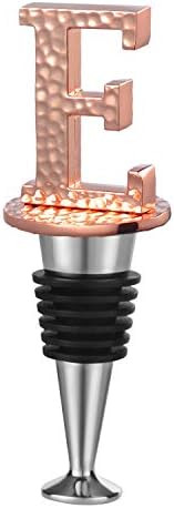 Miicol Initial Letter Wine Stopper, Monogram Hammered Metal, Perfect Wine Gift, Wide Used in Kitc... | Amazon (US)