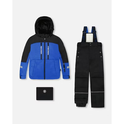 Deux par Deux Boy Two-Piece Teknik Snowsuit Royal Blue - 6 Years | Target