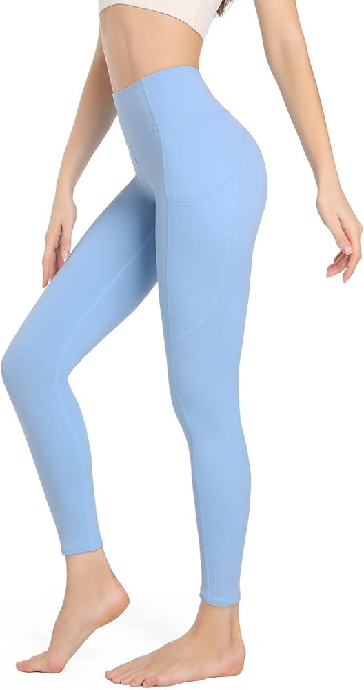 SP3LOPS Yoga Pants with Pockets for Women High Waisted Tummy Control Women's Buttery Soft Yoga Wo... | Amazon (US)