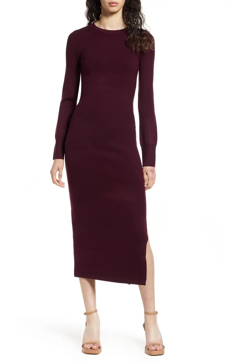 Babysoft Mock Neck Sweater Dress | Nordstrom