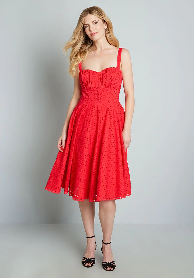 Anglaise For Days Fit And Flare Dress | ModCloth