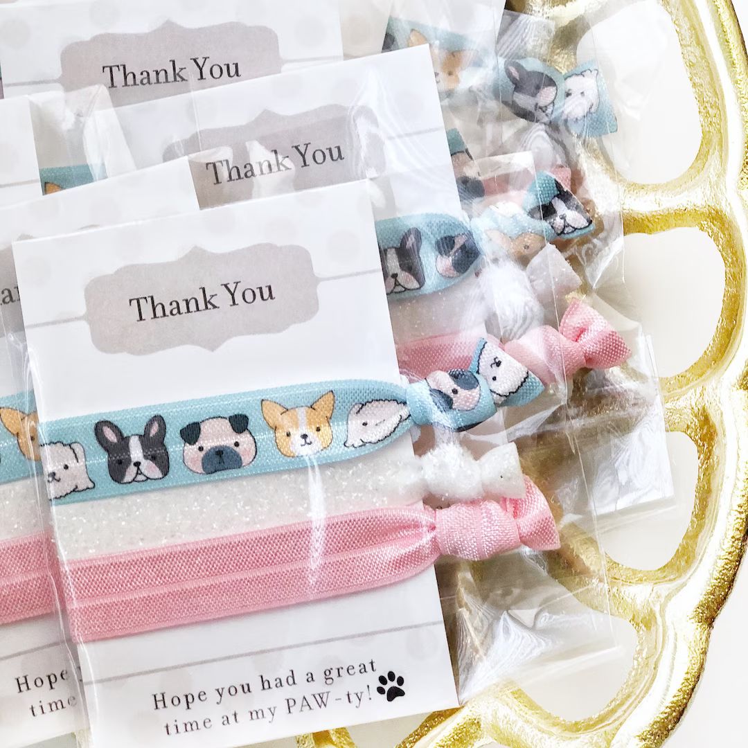 Dog Party Favors Puppy Birthday Party Supplies Goodie Bag - Etsy | Etsy (US)