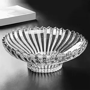 Glass Fruit Bowl or Decorative Bowl, used for Kitchen counter or living room center table decorat... | Amazon (US)