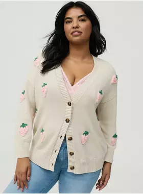 V-Neck Cardigan | Torrid (US & Canada)