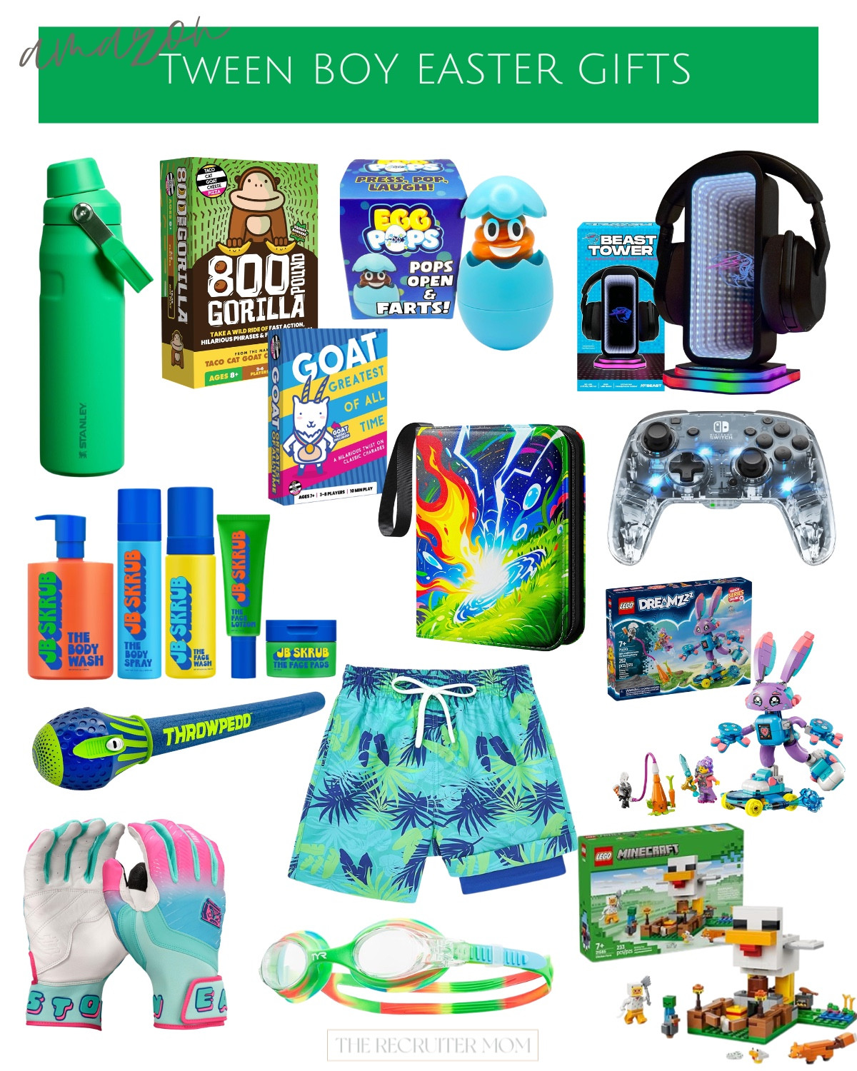 Easter gift ideas for the tween boy in your life. From games to sports gear, they'll love it! #eastergifts #tweenboy 

 

#LTKSeasonal #LTKHome #LTKKids
