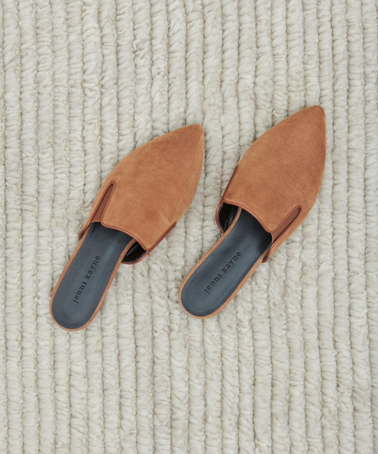 Suede Mule - Saddle | Jenni Kayne | Jenni Kayne