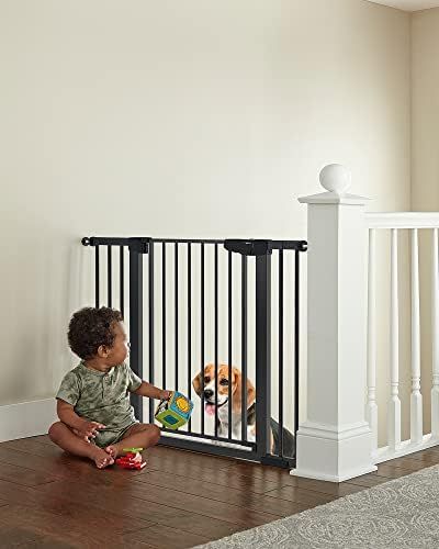 Cumbor 29.7”-46” Auto Close Safety Baby Gate, Extra Tall and Wide Child Gate, Easy Walk Thru ... | Amazon (US)