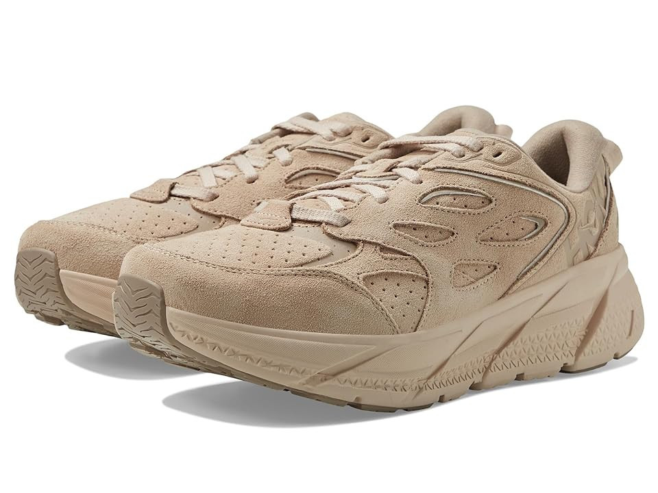 Hoka Clifton L Suede (Shifting Sand/Dune) Shoes | Zappos