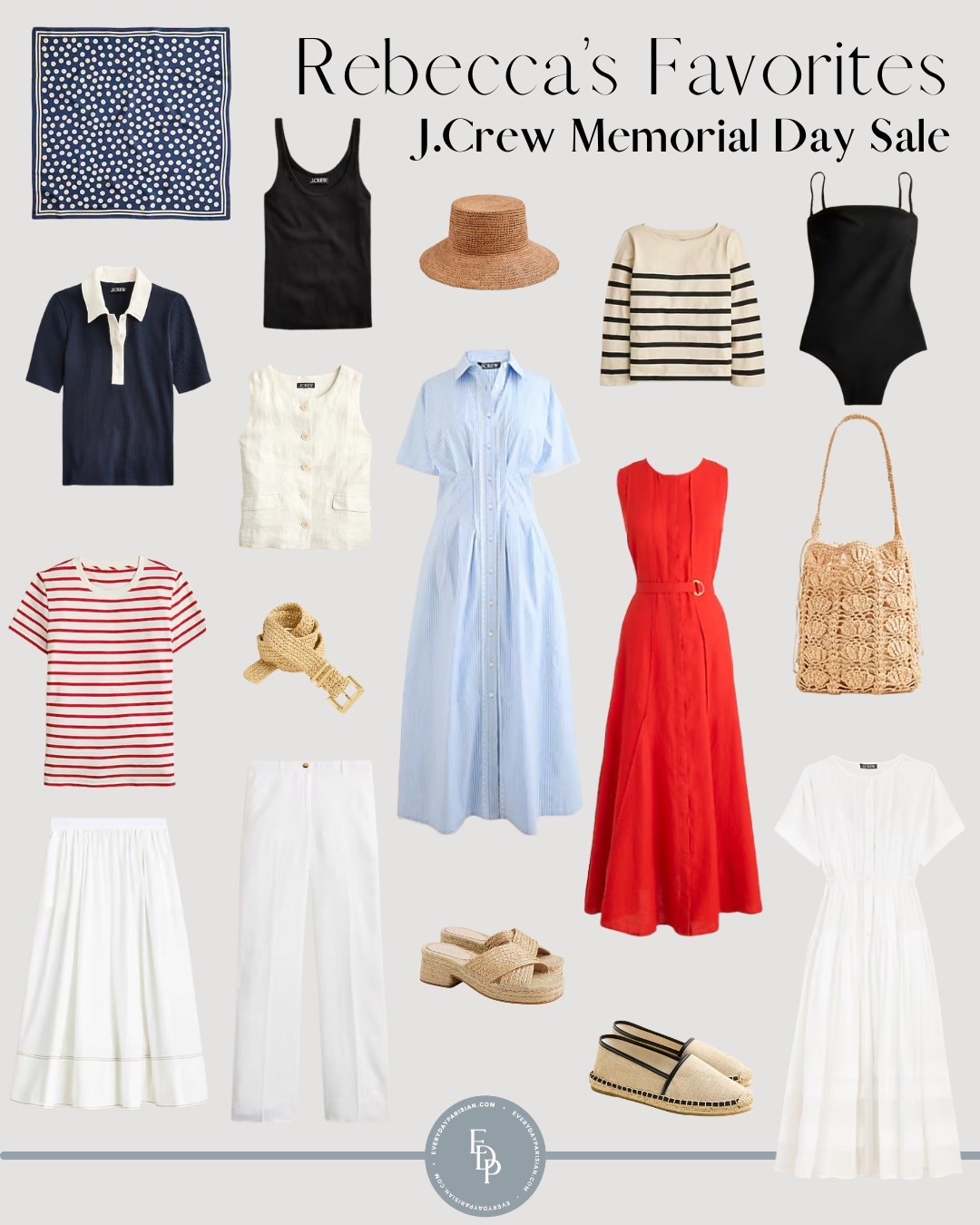 Jcrew summer sale is on! These are my favorites including espadrilles, a bucket hat, and a red belted dress. 

Passport members get an additional 15% off at checkout. 

#jcrew #jcrewonsale

#LTKSummerEdit #LTKOver40 #LTKSaleAlert