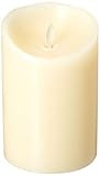 Luminara Moving Flame Flameless Pillar LED Candle, Vanilla Honey Scented Ivory - 5 In | Amazon (US)