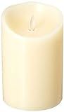 Darice Luminara Flameless Candle - Vanilla Scented Ivory Wax Pillar - 5 In | Amazon (US)