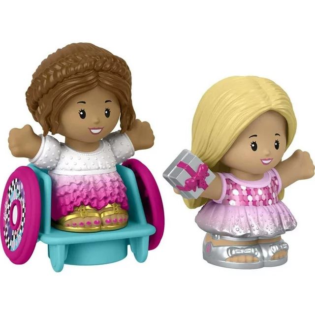 Fisher-Price Little People Barbie Party Figure Pack, 2 Characters for Toddlers - Walmart.com | Walmart (US)