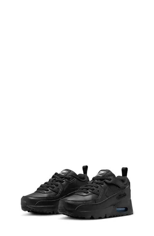 Nike Air Max 90 Easy-On Sneaker in Black/Black/Black at Nordstrom, Size 2 M | Nordstrom