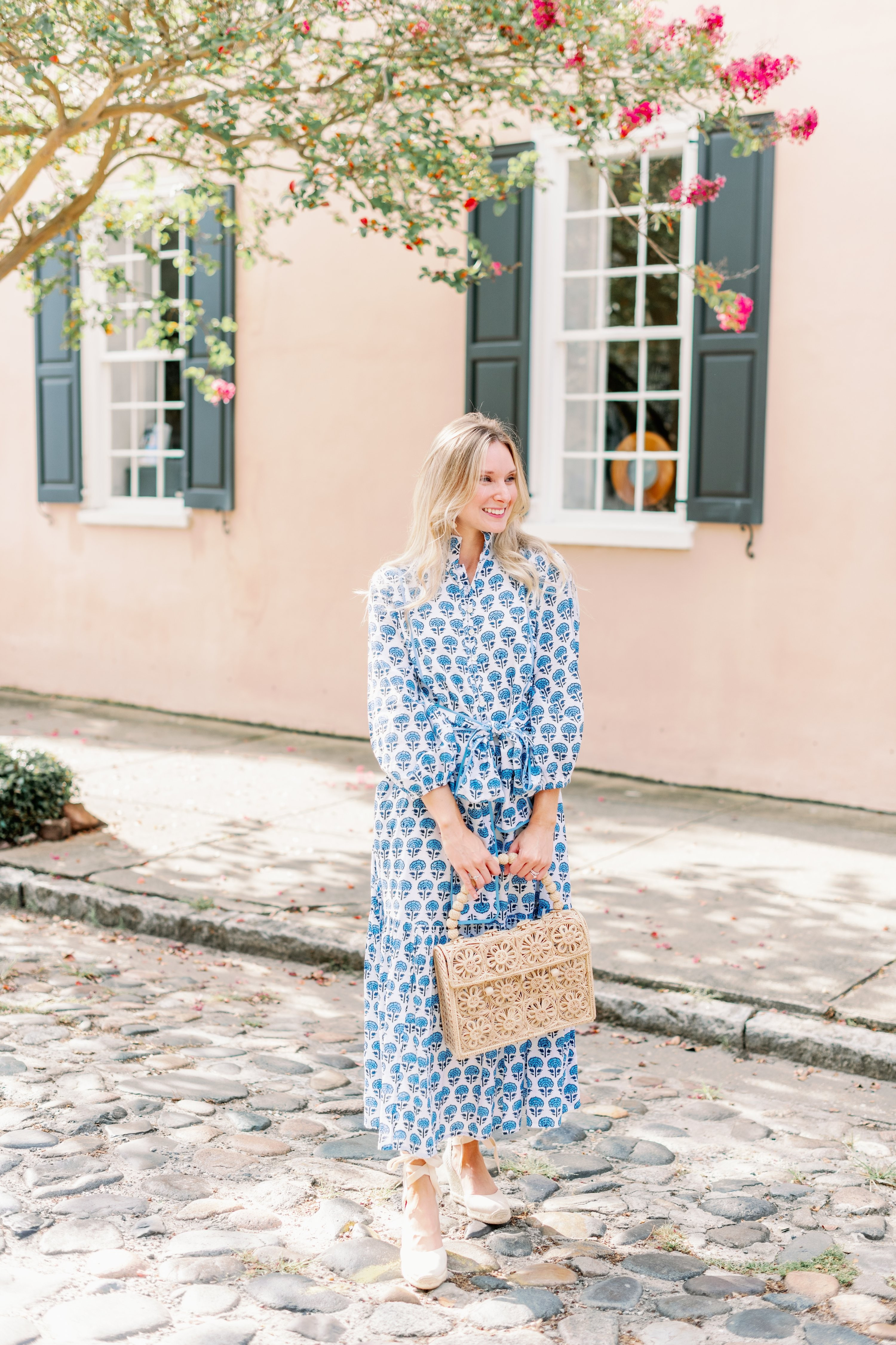 Folly Flounced Dress | Petit Bleu | Victoria Dunn 