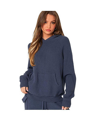 Women's Wynter oversized knit hoodie | Macy's