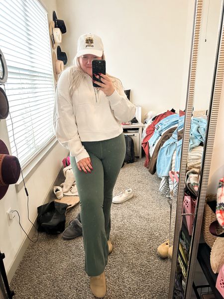 Cozy winter outfit in some fav lululemon pieces! Size xl/xxl in hoodie and 14 in flares! #lululemonfinds #flareleggings

#LTKstyletip #LTKSeasonal