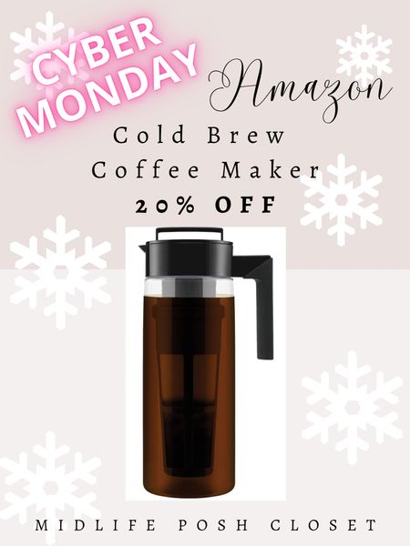 Cold Brew coffee maker is 20% off!

#LTKGiftGuide #LTKsalealert #LTKCyberWeek