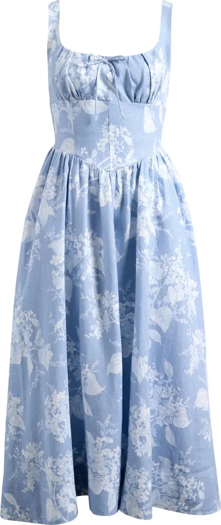 Reformation Balia A-Line Linen Dress | Nordstrom | Nordstrom