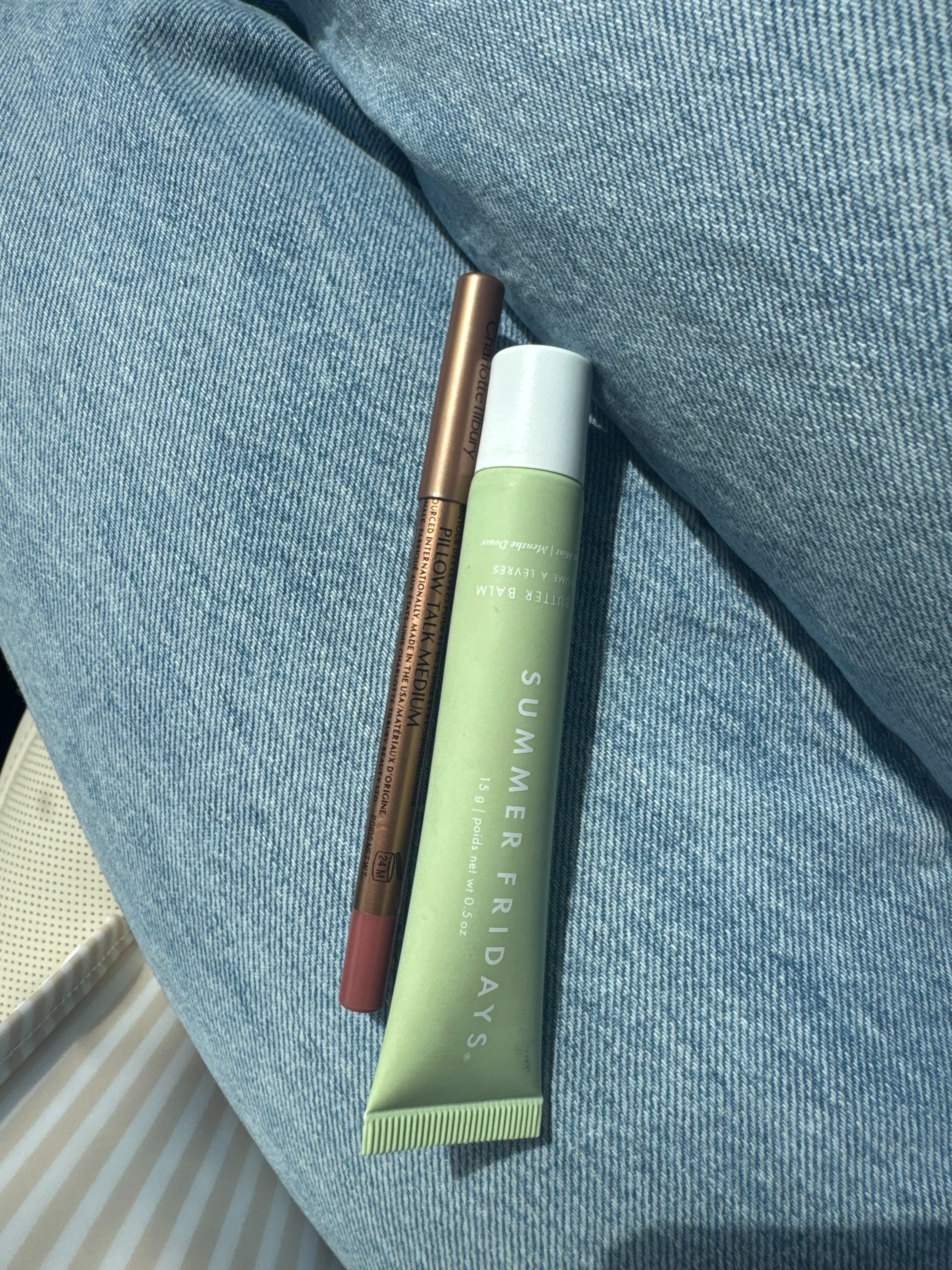 current lip combo! 
Pillow talk medium liner 
summer fridays mint (on sale!) 

 #LTKFindsUnder50 #LTKStyleTip #LTKBeauty