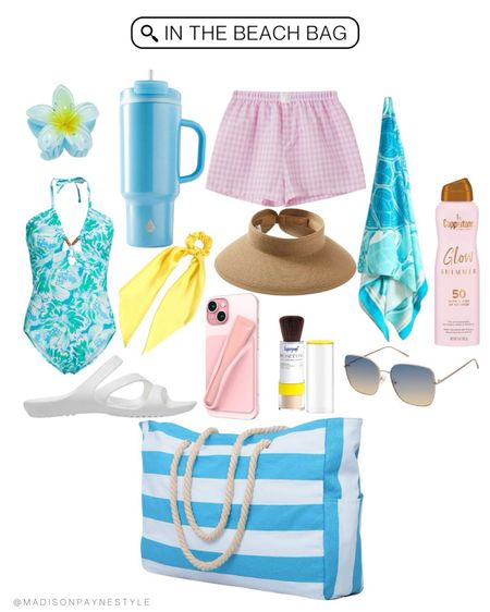 Beach Bag 🏝️ get Summer ready with these beach bag essentials! 

Beach Bag, Summer Bag, Summer Beach Bag, Pool Bag, Swim, Summer Vacation, Vacation Essentials, Madison Payne

#LTKItBag #LTKSwim #LTKSeasonal