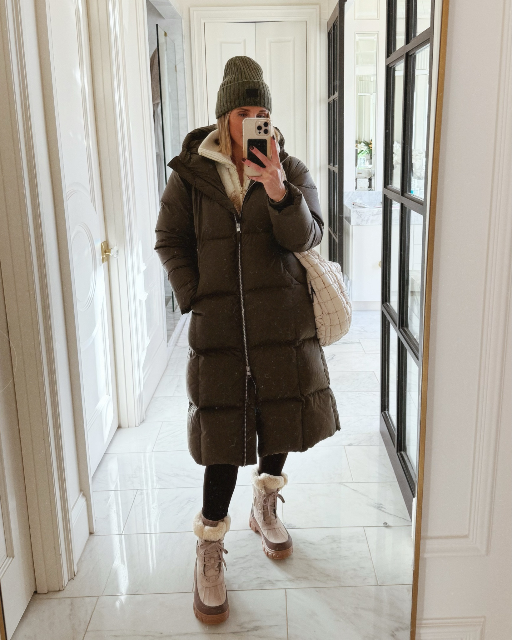 Cozy cute winter outfit, school drop off, 

#LTKHoliday