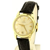 1950S Vintage Omega Wrist Watch 18K Yellow Automatic Date Dial | Etsy (US)