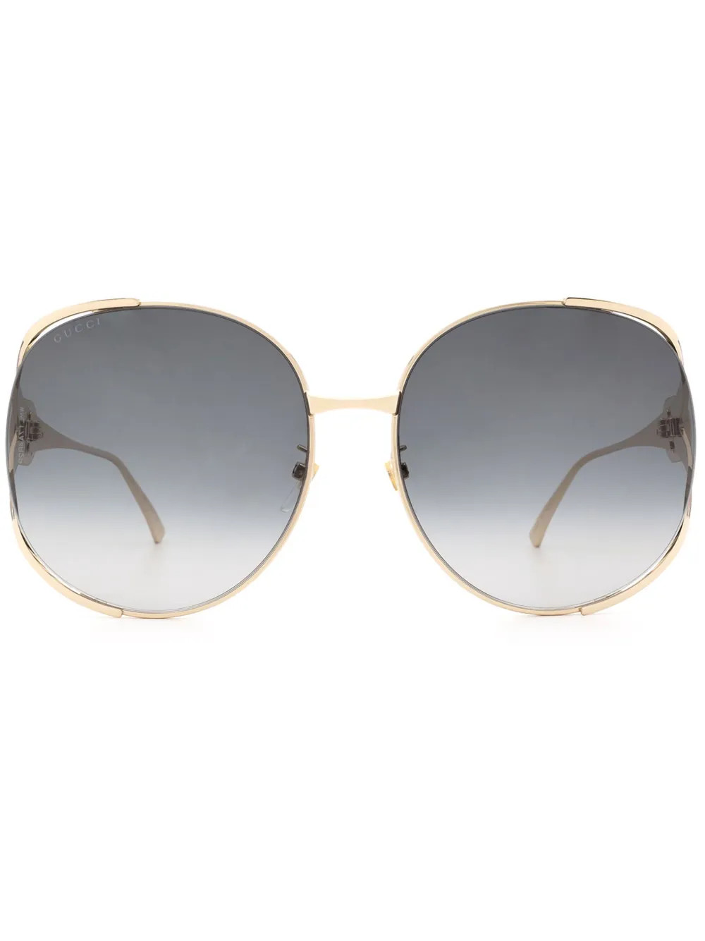 Gucci Eyewear round-frame Sunglasses | Gold | FARFETCH UK | Farfetch Global