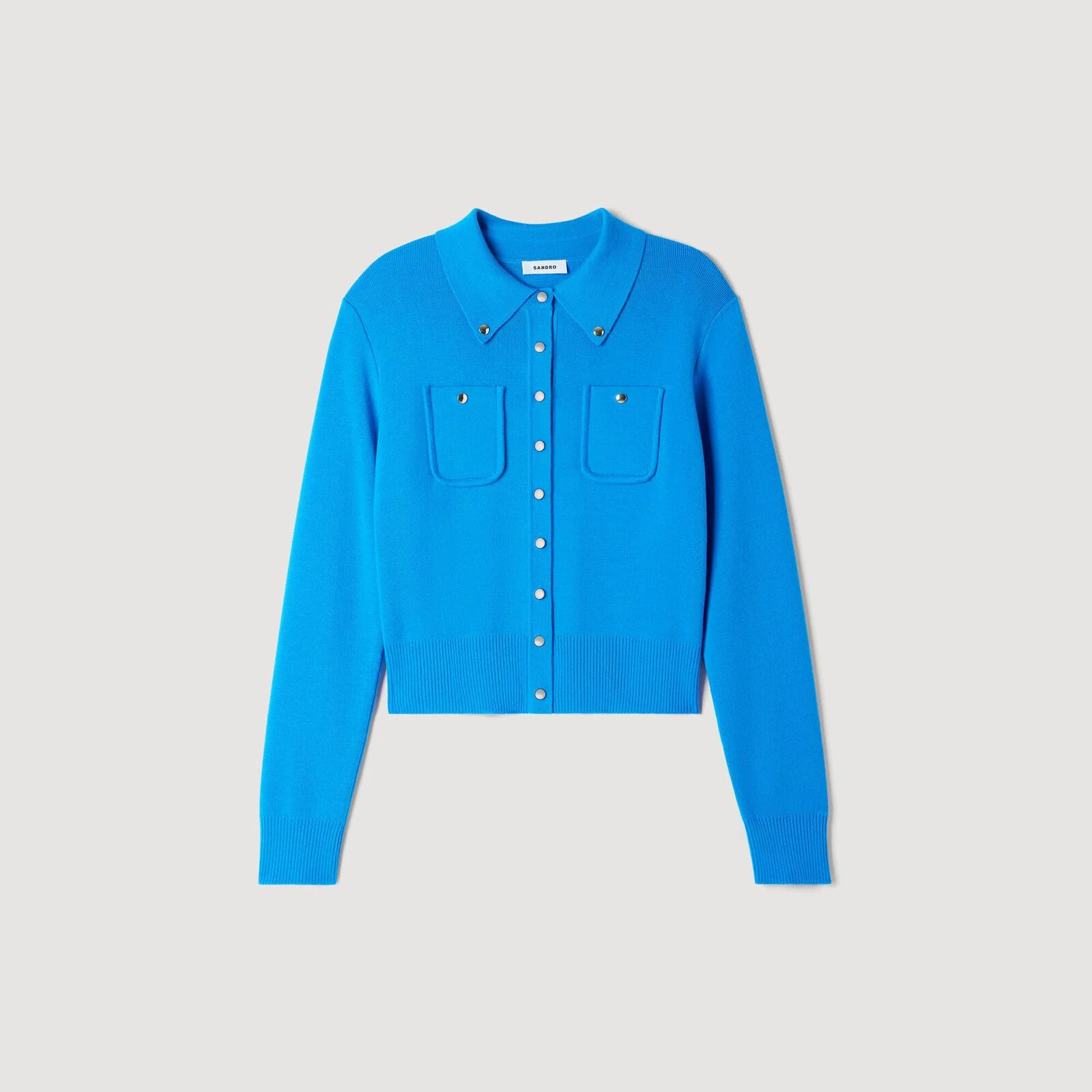 Cardigan with metal buttons | Sandro US | Sandro-Paris US