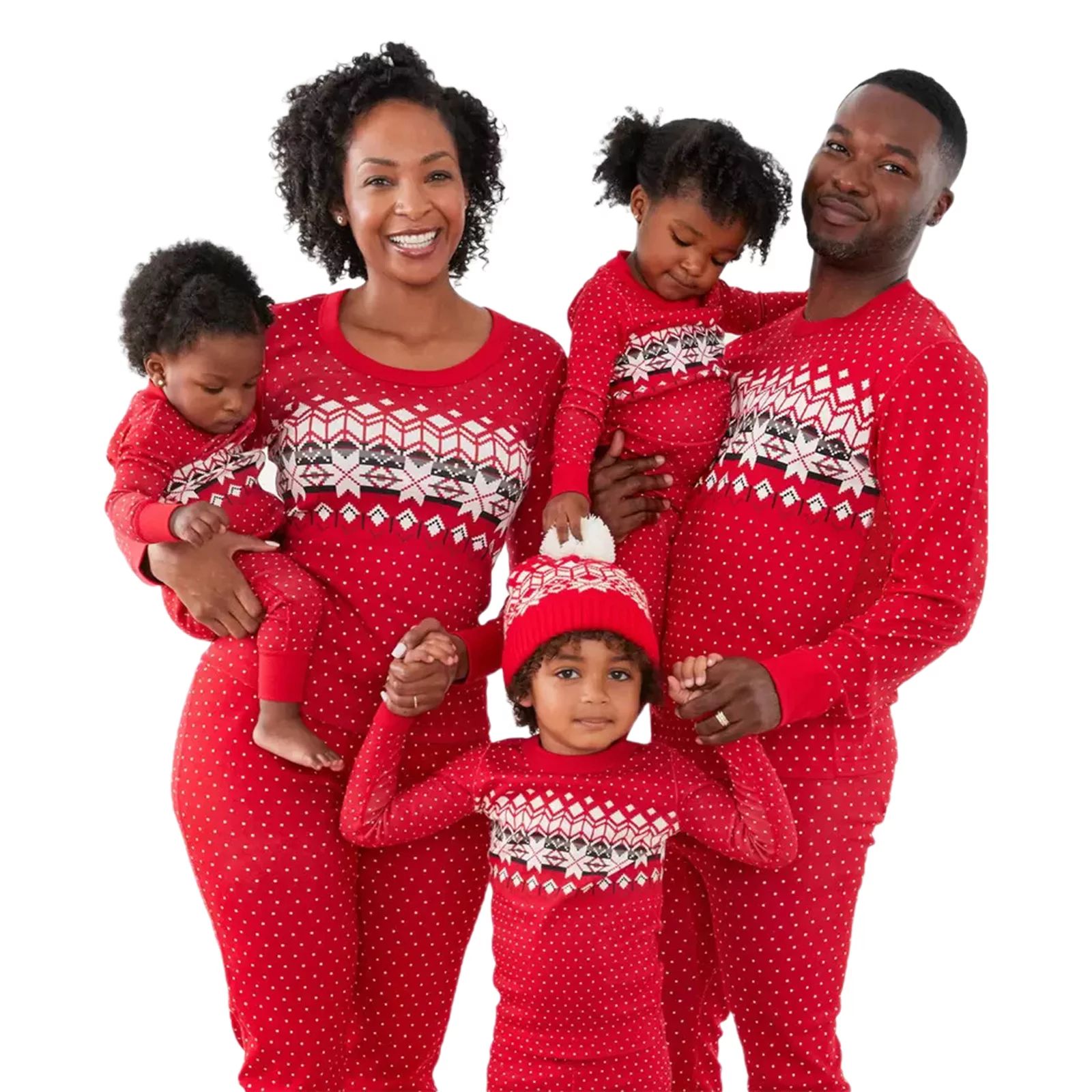 Fanvereka Christmas Pajamas for Family Long Sleeve Family Pajamas Two-piece Outfit Set - Walmart.... | Walmart (US)