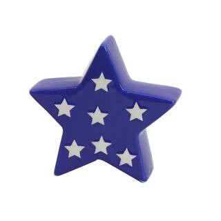 6" Blue & White Star Ceramic Tabletop Décor by Celebrate It™ | Michaels | Michaels Stores
