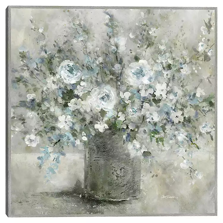 Farmhouse Blues Framed Canvas Art Print | Kirklands