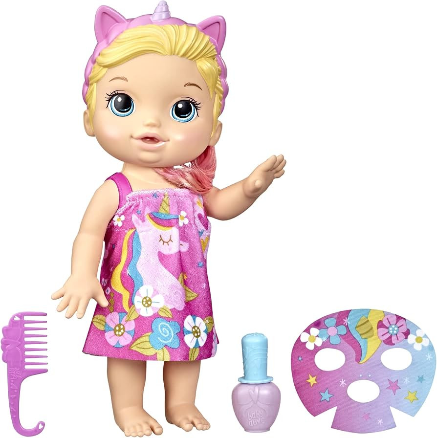 Baby Alive, Boneca Bebê Dia de Princesa Unicórnio, Rosa | Amazon (BR)