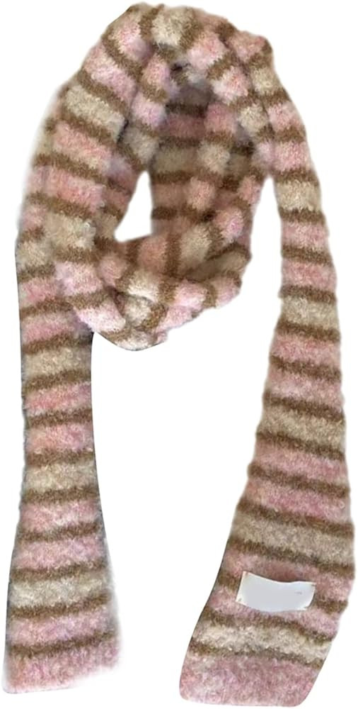 Knit Scarf for Women Long Skinny Belt Necktie Neck Scarf Girls Photo Props Long Neckerchief Skinn... | Amazon (US)