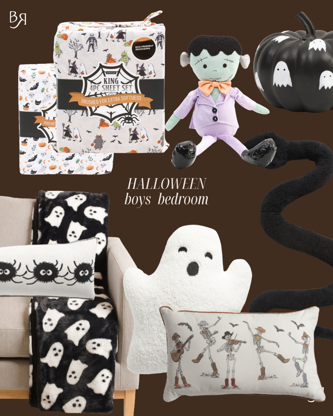 Add some spooky fun to a boys’ bedroom with Halloween decor — all from Marshalls! 🖤 

From ghost pillows and themed bedding to playful pumpkins and spiders, these finds make it festive without being too scary.

Shop my favorite affordable Marshalls Halloween decor for kids’ rooms, playrooms, or any space that needs a little Halloween magic! 🎃✨

#MarshallsFinds #MarshallsHomeDecor #HalloweenDecor #BoysRoomDecor #KidsRoomIdeas #SpookySeason #LTKhome #LTKholiday #LTKseasonal #AffordableHomeDecor #HalloweenBedroom #FallHomeDecor #HomeWithBrooke #LTKunder50 

 #LTKHalloween #LTKHome #LTKKids