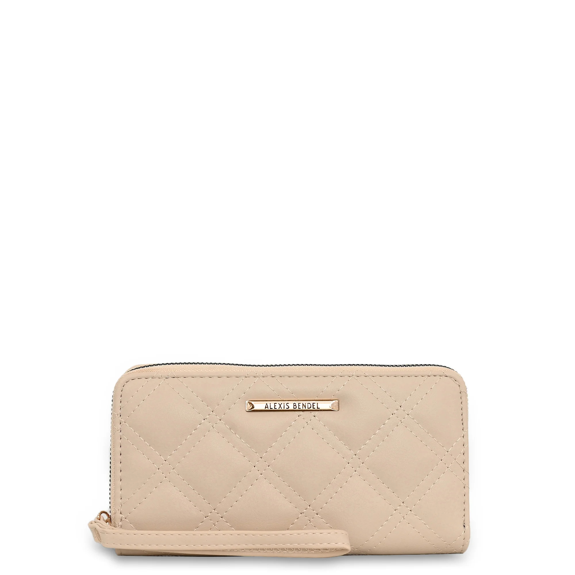 Alexis Bendel Women's Quilted Wristlet Wallet Card Holders, 2 Cash Pockets & Phone Slot | Walmart (US)