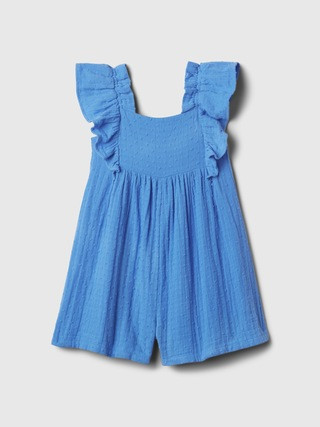 babyGap Crinkle Gauze Flutter Romper | Gap (US)