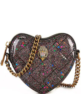 Kurt Geiger London Micro Glitter Heart Crossbody Bag | Dillard's | Dillard's