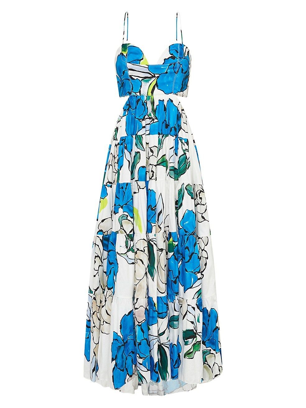 Sculptura Tiered Botanical Maxi Dress | Saks Fifth Avenue
