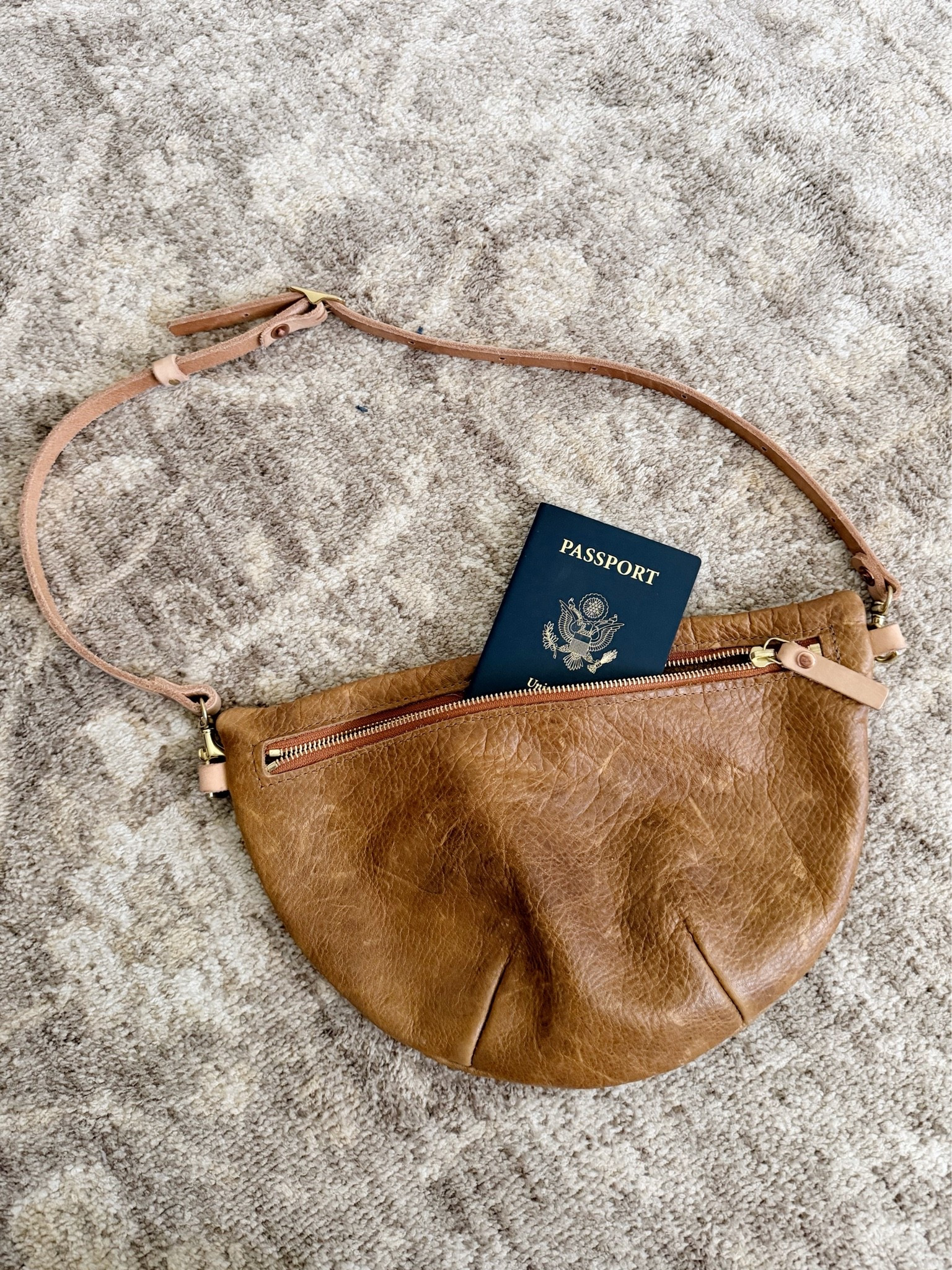 Best travel bag for Europe and stateside, crossbody leather fanny

#LTKootd #LTKTravel