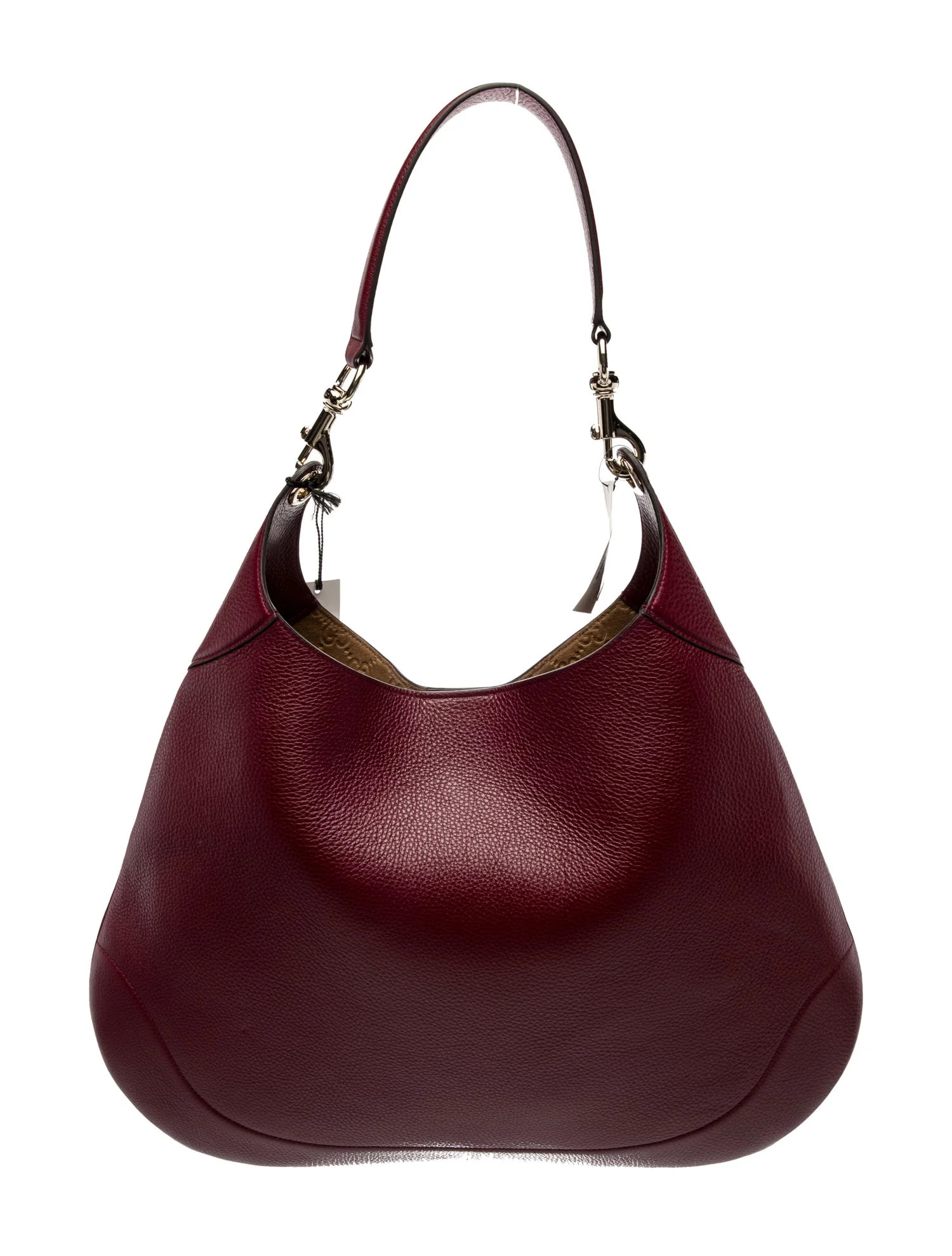 Gucci Leather Web B Medium 2024 w/ Tags - Burgundy Shoulder Bags, Handbags - GUC1949370 | The Rea... | The RealReal