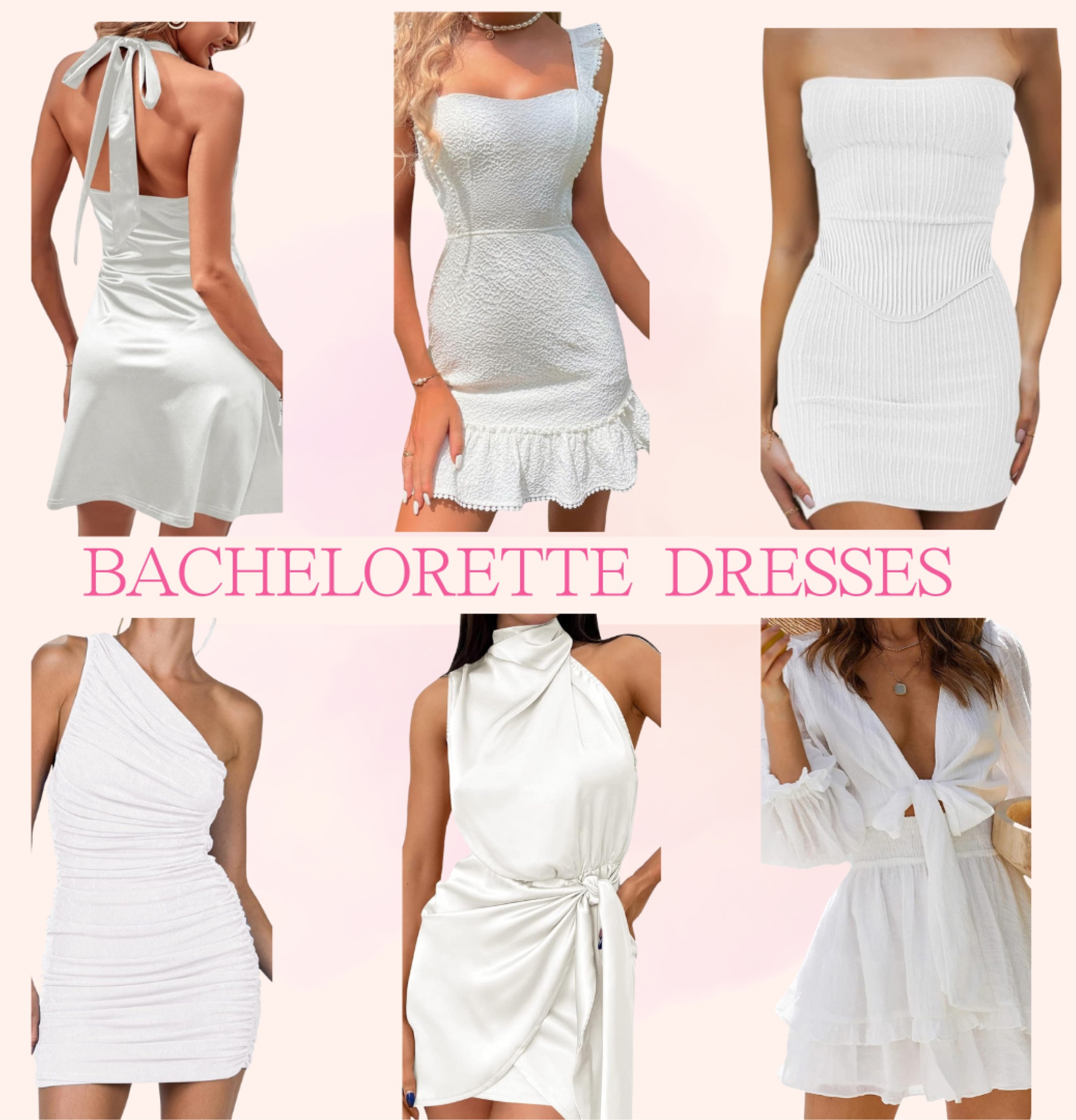 Mini dresses for the bride on her bachelorette trip🤍💍🥂

#amazonfinds #bride #bachelorette #bacheloretteoutfits

#LTKfindsunder50 #LTKstyletip #LTKwedding