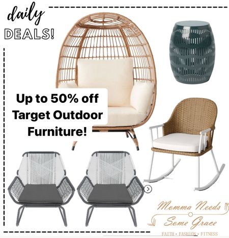 Up to 50% Target patio furniture! 

#LTKHome #LTKSaleAlert #LTKSeasonal