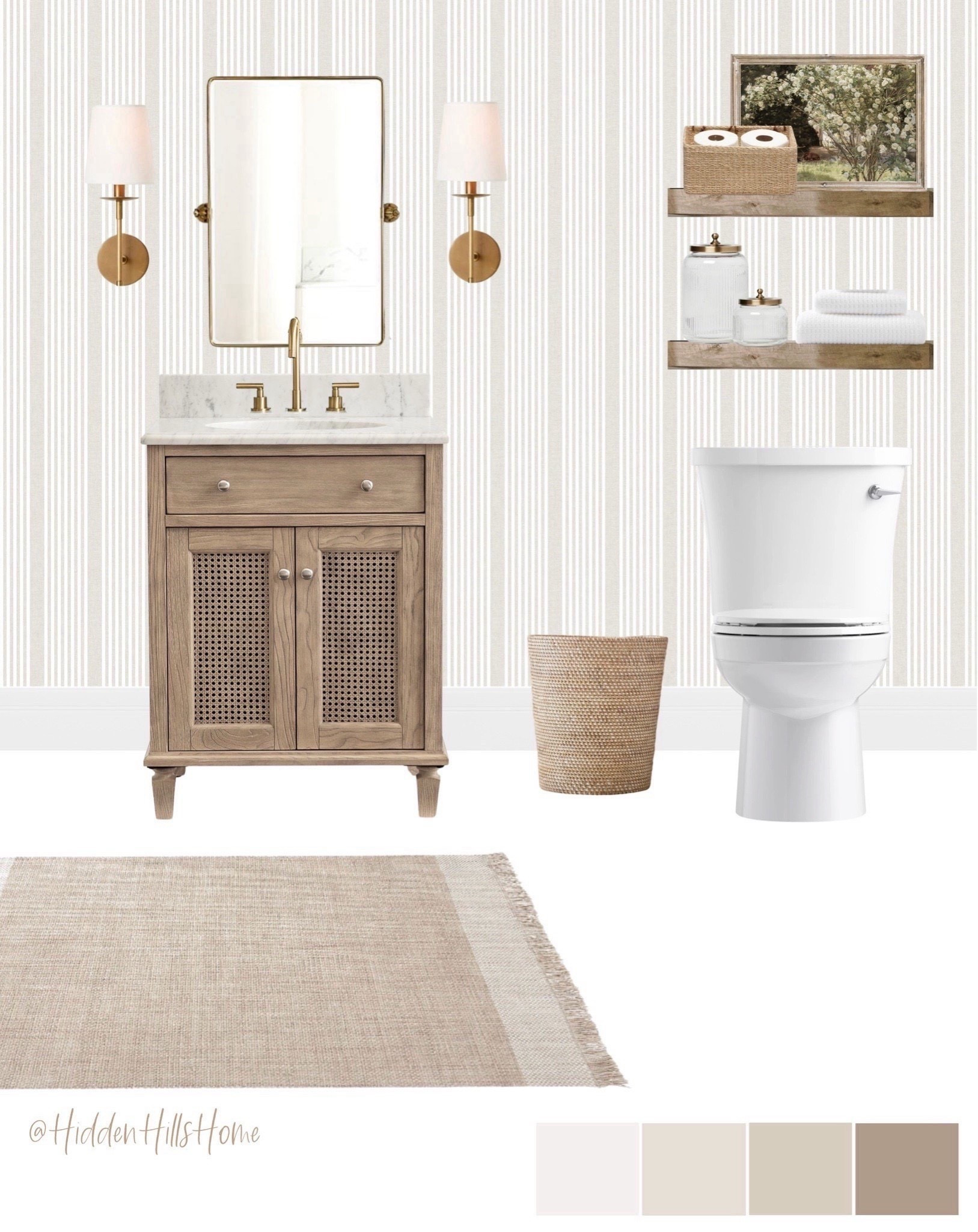 Powder bath mood board, bathroom inspo, bathroom decor, modern transitional bathroom mood board #bathroom

#LTKSaleAlert #LTKSeasonal #LTKHome